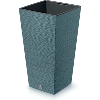 PROSPERPLAST Kvetináč FURU SQUARE 29,5 cm škandinávsky modrý