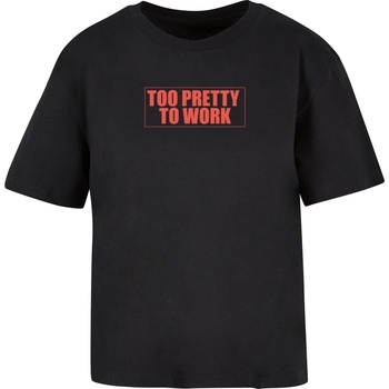 Mister Tee Тениска Too Pretty To Work Tee black XXLUB-MST158-00007 - Камуфлаж, размер S