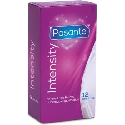 Pasante 12 бр. Релефни презервативи Pasante Intensity