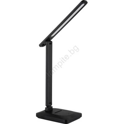 GLOBO 58481S - LED настолна лампа LORNA, 3W, 5V, 1800 mAh, черна (GL8441)