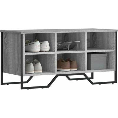 VidaXL šedý sonoma 90 x 38 x 45,5 cm 848642