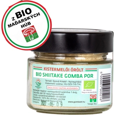 Gomba DR. mletý BIO prášok z húb Shiitake 30 g