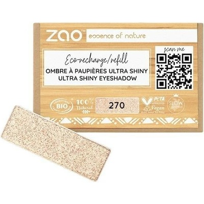Zao Oci Eyeshadow-Primer Refill Rectangular Eyeshadow Ultra 270 Champagne 1,3 g