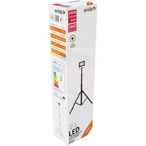 Avide Led ПРОЖЕКТОР avide 20w+СТАТИВ arfflnw 2000lm 4000k ip65 (070915)