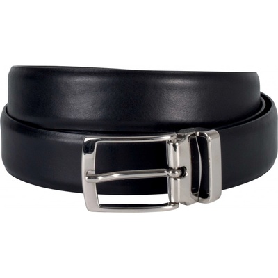 K-UP kožený pásek LEATHER černá