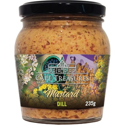 Cape Treasures Hořčice se semínky kopru z Jižní Afriky 235 g