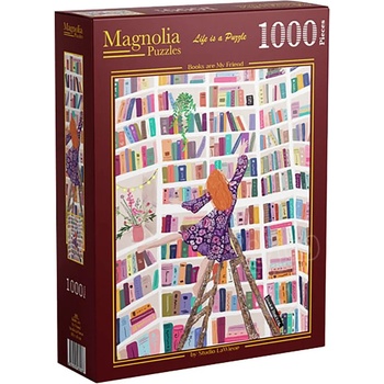 Magnolia Пъзел Magnolia от 1000 части - Книгите са мои приятели (3101)