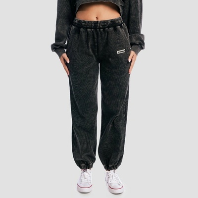 GymBeam Dámske tepláky Aura Washed Black