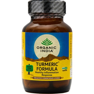Organic India Turmeric formula zápaly a kĺby pečeň a pankreas 60 ks