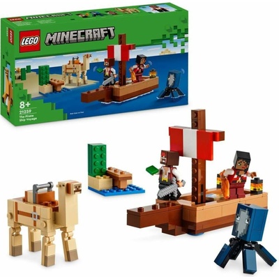 LEGO Minecraft 21259 Plavba na pirátské lodi