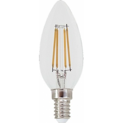 Rabalux LED Filament Candle čirá E14 C37 4W 500lm 4000K