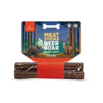 Pokusa for Health POKUSA - лакомство за куче - елен и див глиган, 14, 5 см, 94 гр - Полша (PO_1DeBo-940)