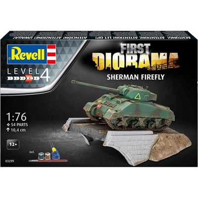 Revell Sherman Firefly First Diorama Gift Set 1:76