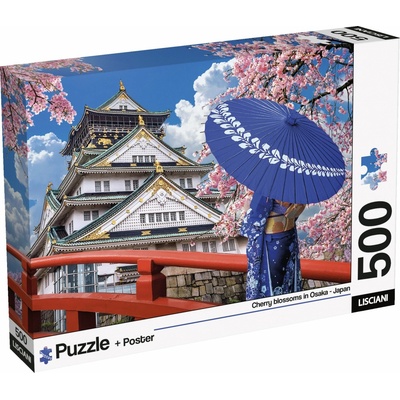 Lisciani Třešňové květy v Ósace Japonsko 500 dílků