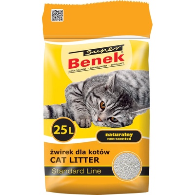 Super Benek 25 л Super Natural Benek хигиенична постелка за котки