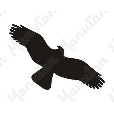 Manutan Silueta dravca, samolepka 200 x 80 x 0,1 mm