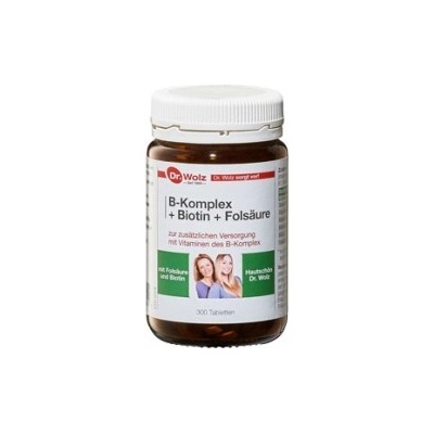 Dr. Wolz B-Komplex + Biotin + Folsäure Hefetabletten 300 tabliet