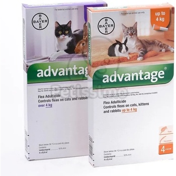 Advantage Spot On за котки 4 x 0, 8 мл