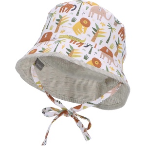 Sterntaler Двулицева детска шапка с UV 50+ защита Sterntaler - Джунгла, 51 cm, 18-24 месеца (1602351-500)