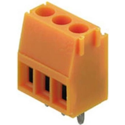 Weidmüller 1667770000 skrutkovacia svorka 1.5 mm² Pólov 3 oranžová 100 ks