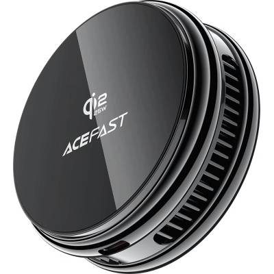 ACEFAST Безжично зарядно Acefast (E47) - Qi2 сертифицирано, 25W, поддържа MAG-Charge, с вградено охлаждане, USB-C - Черно