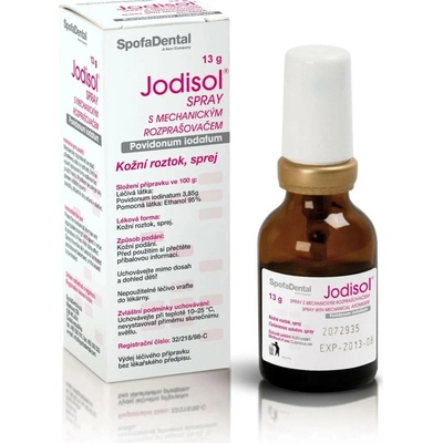 Jodisol spray s mechanickým rozprašovačem 13 g