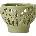 Kähler Свещник за чаена свещ Orangery Spring Leaf 9, 5 см (691207)