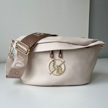 Laura Biaggi Ekokožená crossbody kapsička DX-JS-182-beigeECO