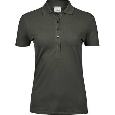 Luxusní dámská strečová polokošile Tee Jays TJ145 Deep Green