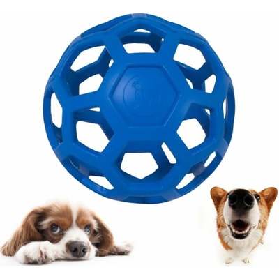 JW Pet dieračkovaná loptička Hol Ee fialová 8,7 cm