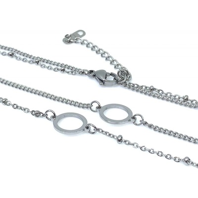 Jan Kos jewellery Řetízek s přívěskem z oceli 12118075