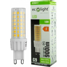 ECO LIGHT LED žiarovka G9 10W teplá biela