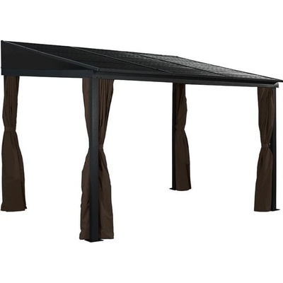 Sojag Portland nástěnná pergola 10x12 288x367x240 cm antracit