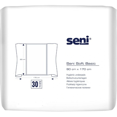 Seni Soft Basic na posteľ a prebaľovanie 90 x 170 cm 30 ks
