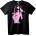 NOONEBRAND Тениска Розова дама - 2XL, Black