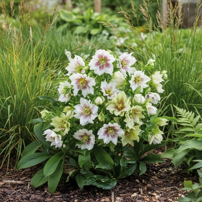 Čemeřice 'Double Ellen Spotted White' 1 ks – Zboží Dáma
