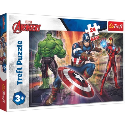 TREFL Ve světě Avengers MAXI 24 dielov