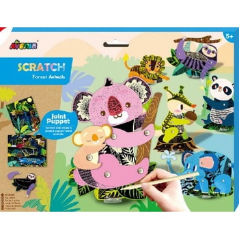 Pohyblivé škrabací obrázky Zvířátka Avenir