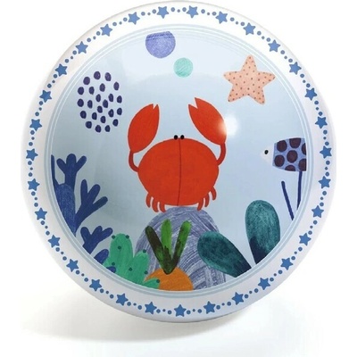 Djeco Detská lopta 22cm: Podmorské zvieratá