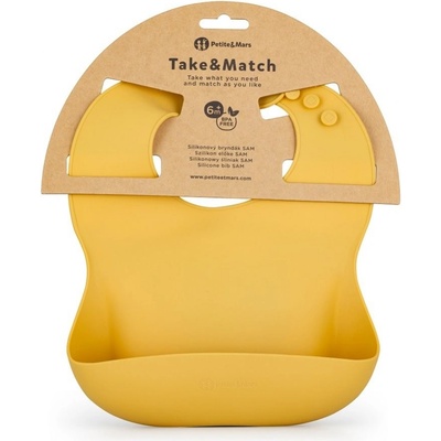 Petite&Mars Bryndák silikonový Sam Take&Match 6m+ Intense Ochre – Zboží Mobilmania