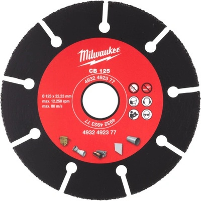 Milwaukee Karbidový řezný kotouč 125 x 22,2 mm 4932492377
