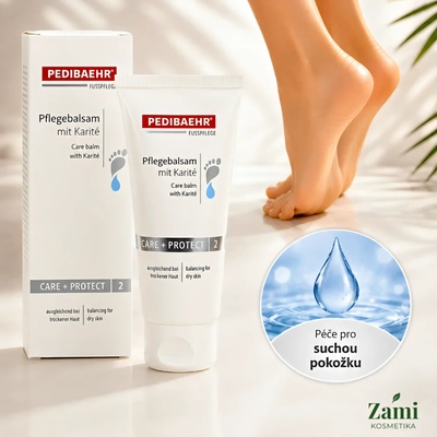 PEDIBAEHR Balzám na nohy s bambuckým máslem 75 ml