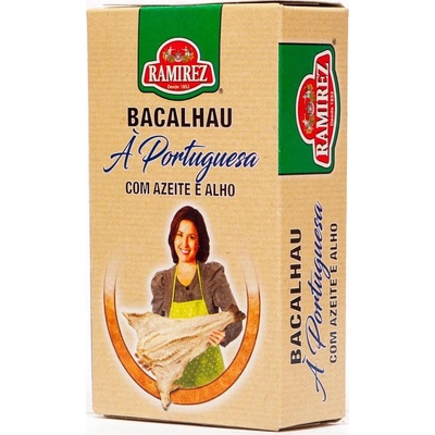 Ramirez Portugalská treska Bacalhau v olivovom oleji s cesnakom 120 g