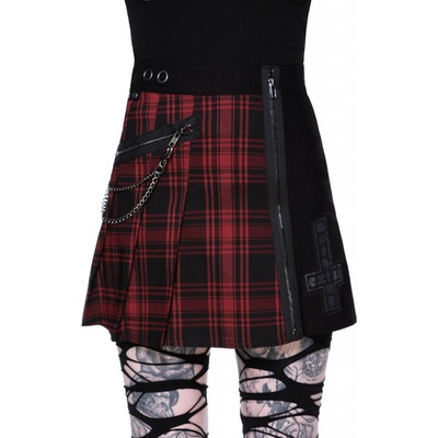 Killstar Calling Alice Mini Skirt