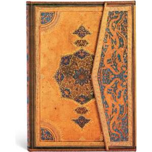 Paperblanks Тефтер Safavid, 130 х 180 mm, широки редове, твърда корица, 72 листа (PB1602-1)