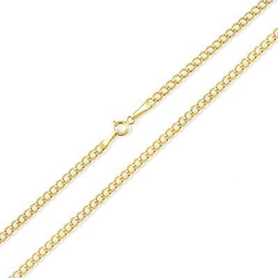 Lillian Vassago Zlatý řetízek typu pancer LLV31-GCH109 Žlutá