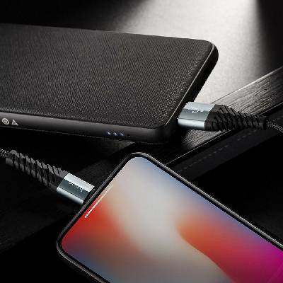 Hoco X38 USB A na Lightning 2.4 1m černý
