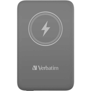 Verbatim Външна батерия Verbatim Charge 'n' Go, магнитна, 10000 mAh, USB Type-C, сив (2101050036)