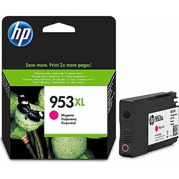 HP 953XL originální inkoustová kazeta purpurová F6U17AE