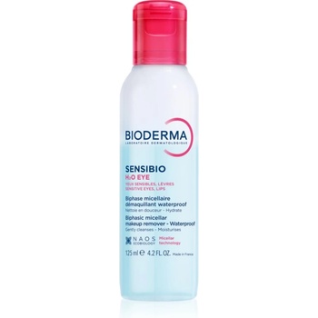BIODERMA Sensibio H2O eye двуфазна мицеларна вода за очи и устни 125ml